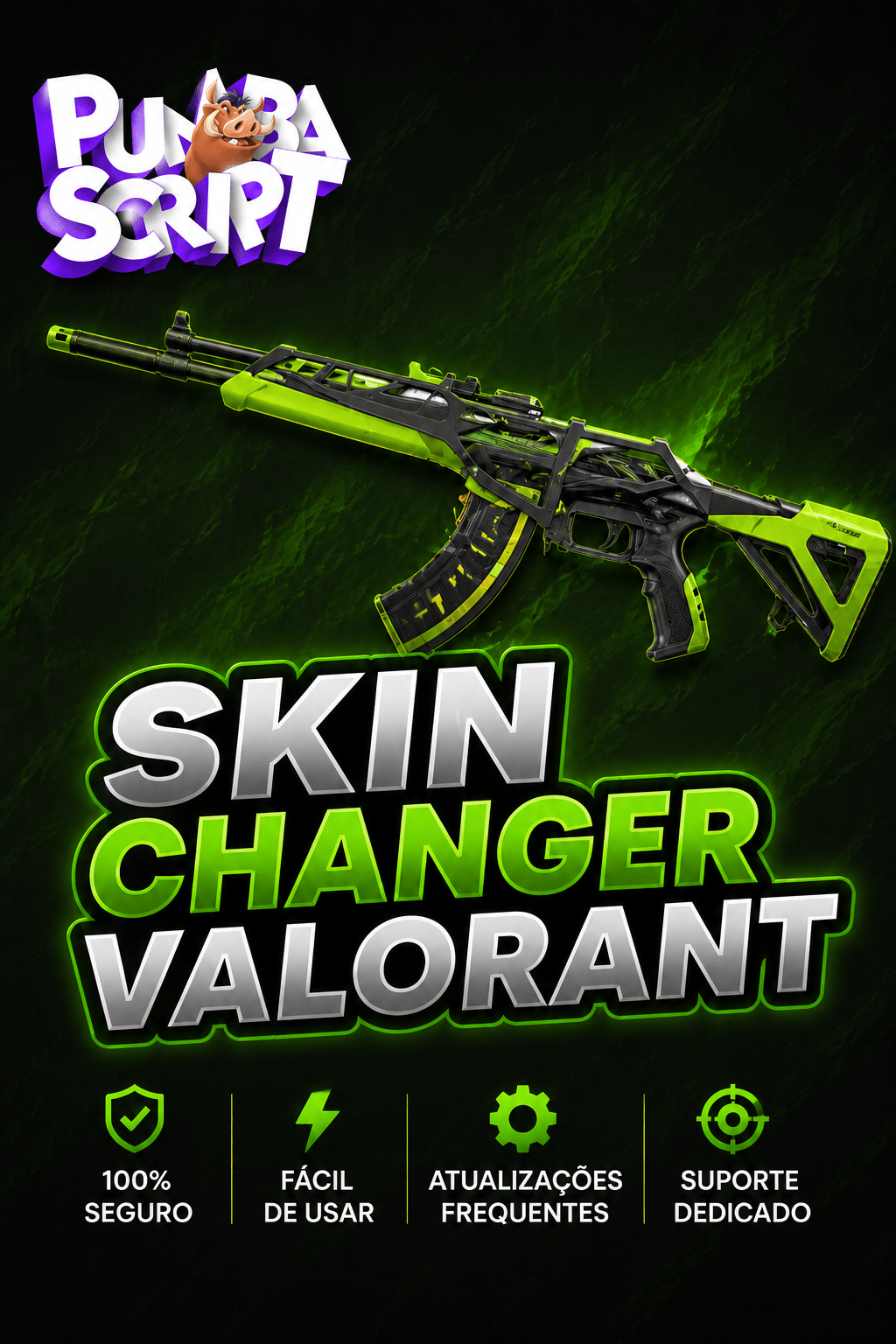 SKIN CHANGER VALORANT - Pumba Script - Os Melhores Cheats E Scripts Do Mercado - TOP 1